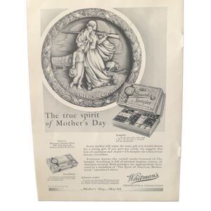 Vintage 1932 Whitman’s Chocolates & Confections Mothers Day Ad Advertisement